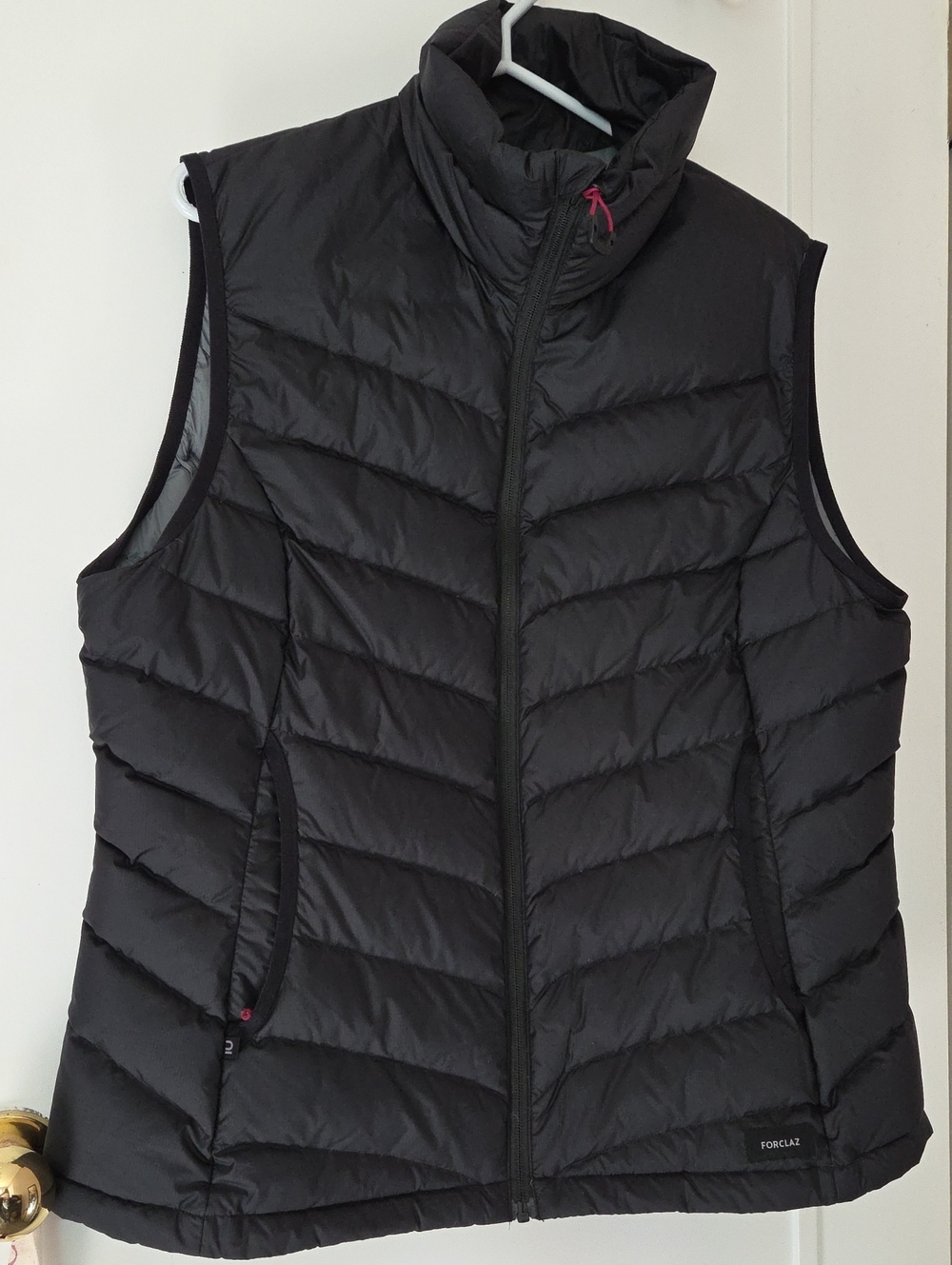 Women's Black Packable Puffer Vest